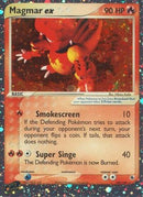 Magmar ex/109  - Holofoil Ruby and Sapphire - Ultra Rare