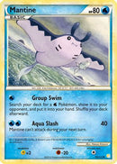 Mantine  - Reverse Holofoil HeartGold SoulSilver - Uncommon