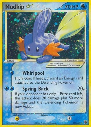 Mudkip Star  Team Rocket Returns - Ultra Rare