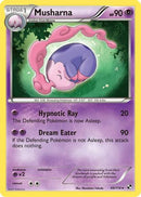 Musharna  - Reverse Holofoil Black and White - Rare