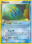 Omastar  - Reverse Holofoil Legend Maker - Rare