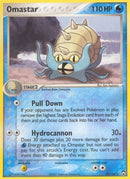 Omastar  - Reverse Holofoil Power Keepers - Rare