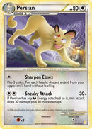 Persian  - Reverse Holofoil HeartGold SoulSilver - Rare