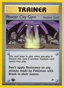 Pewter City Gym 115  - 1st Edition Gym Heroes - Uncommon