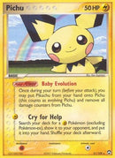 Pichu 021  - Reverse Holofoil Power Keepers - Rare