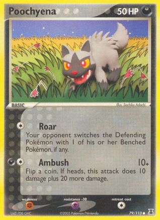 Poochyena  - Reverse Holofoil Delta Species - Common