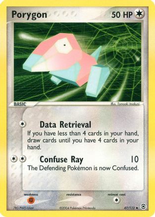 Porygon  - Reverse Holofoil FireRed & LeafGreen - Uncommon