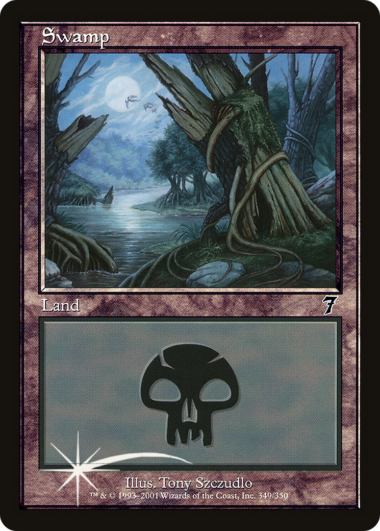 Swamp (349) [Seventh Edition]