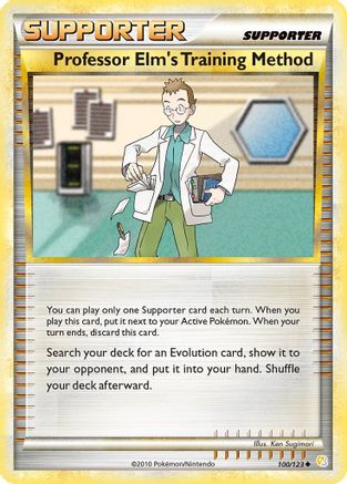 Professor Elm's Training Method  HeartGold SoulSilver - Uncommon