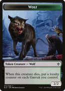 Wolf Token (ELD-014) - Throne of Eldraine Tokens