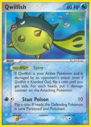 Qwilfish  Team Rocket Returns - Rare