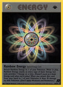 Rainbow Energy (80) (80) 080  - 1st Edition Team Rocket - Rare