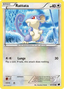 Rattata  - Reverse Holofoil Plasma Freeze - Common