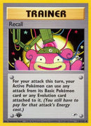 Recall 116  - 1st Edition Gym Heroes - Uncommon