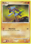 Riolu 061  - Reverse Holofoil Diamond and Pearl - Uncommon