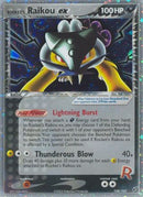 Rocket's Raikou ex  - Holofoil Deoxys - Secret Rare