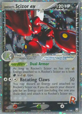 Rocket's Scizor ex  Team Rocket Returns - Ultra Rare
