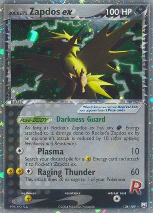 Rocket's Zapdos ex  - Holofoil Team Rocket Returns - Ultra Rare