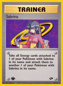 Sabrina (110) (110) 110  - 1st Edition Gym Challenge - Rare
