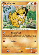 Sandshrew 079  HeartGold SoulSilver - Common