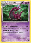 Scolipede  - Reverse Holofoil Black and White - Rare