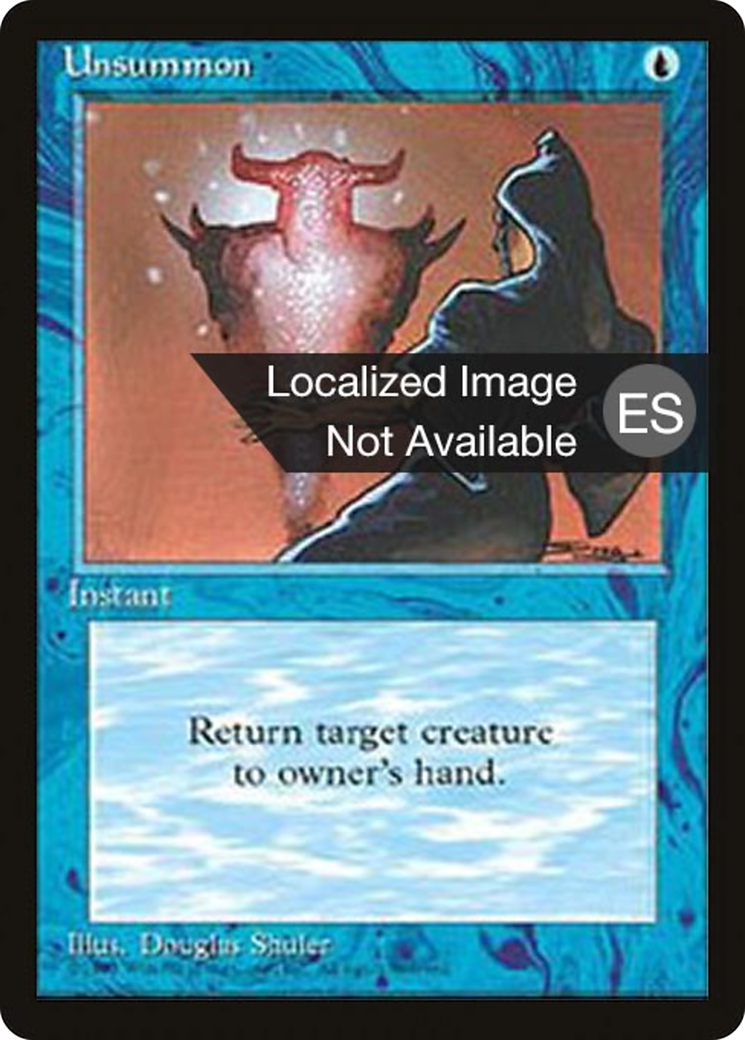 Unsummon [Fourth Edition (Foreign Black Border)]
