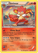Simisear  - Reverse Holofoil Black and White - Uncommon