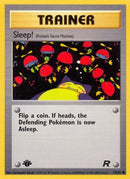 Sleep! (Rocket's Secret Machine) 079  - 1st Edition Team Rocket - Common