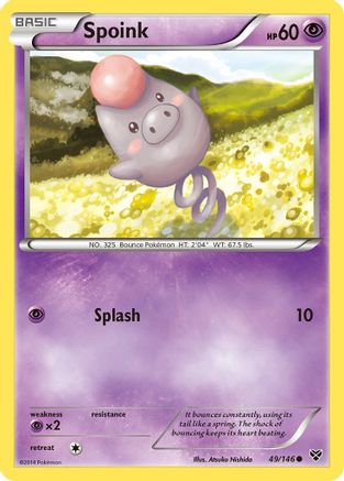 Spoink  - Reverse Holofoil XY Base Set - Common