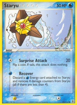 Staryu - 085/113/113  - Reverse Holofoil Delta Species - Common