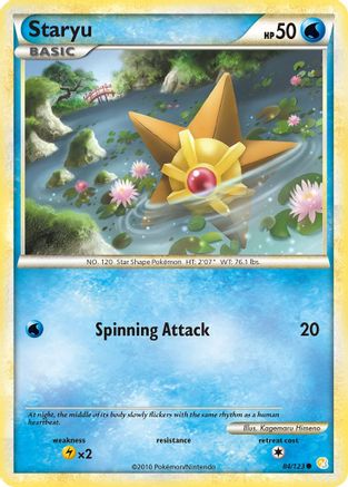Staryu  HeartGold SoulSilver - Common