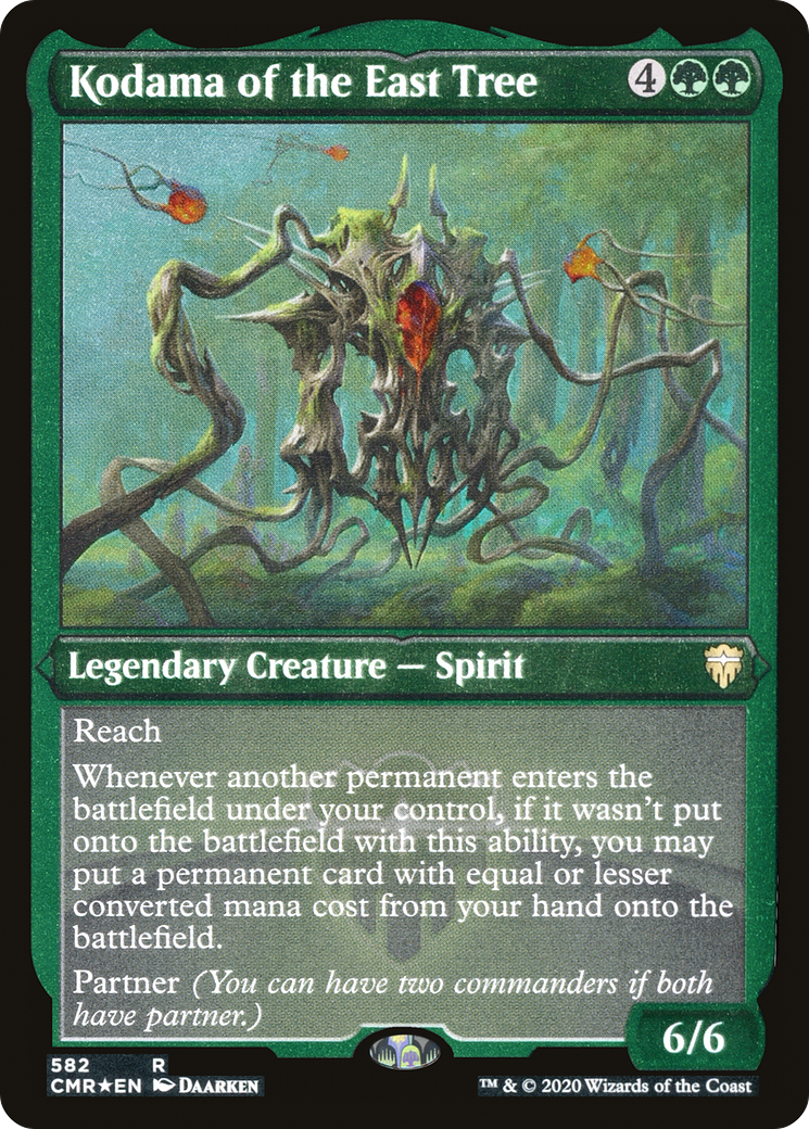 Kodama of the East Tree (Foil Etched) (CMR-582) - Commander Legends Etched Foil