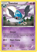 Swoobat  - Reverse Holofoil Black and White - Uncommon
