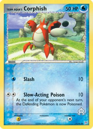 Team Aqua's Corphish (51/95) [EX: Team Magma vs Team Aqua]