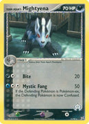 Team Aqua's Mightyena - 15/95/95  Team Magma vs Team Aqua - Rare
