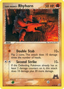 Team Magma's Rhyhorn - 67/95/95  Team Magma vs Team Aqua - Common