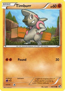 Timburr (58)  - Reverse Holofoil Black and White - Common