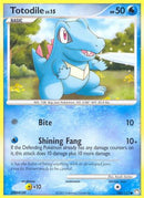 Totodile 106  - Reverse Holofoil Mysterious Treasures - Common