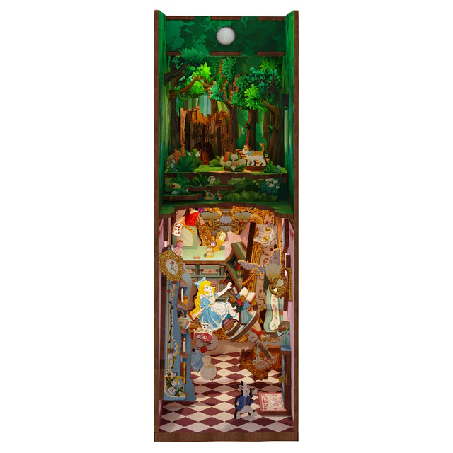 3D Wooden Puzzle: Mini Book Nook: Alice's Adventure