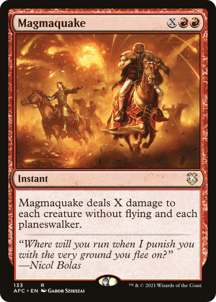 Magmaquake [Dungeons & Dragons: Adventures in the Forgotten Realms Commander]