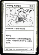 Priority Avenger (2021 Edition) [Mystery Booster Playtest Cards]