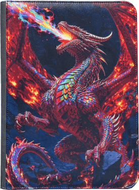 Maggot Labs: 9-Pocket Zippered Binder: Chromatic Stormdrake