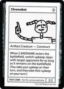 Chronobot (2021 Edition) [Mystery Booster Playtest Cards]