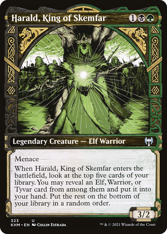 Harald, King of Skemfar (Showcase) [Kaldheim]