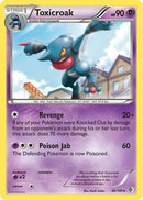 Toxicroak  - Reverse Holofoil Boundaries Crossed - Rare