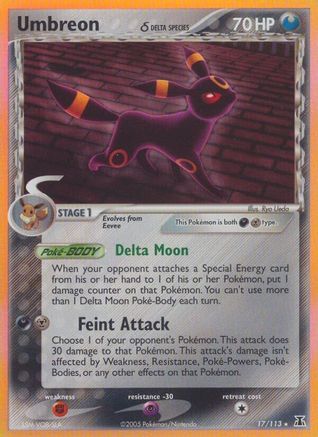 Umbreon (Delta Species)  - Reverse Holofoil Delta Species - Holo Rare