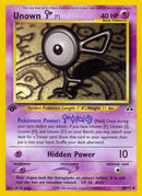 Unown [F] 048  - 1st Edition Neo Discovery - Uncommon