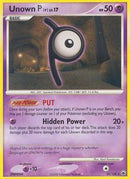 Unown P (33/100) [Diamond & Pearl: Majestic Dawn]