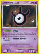 Unown (W)  - Reverse Holofoil Legends Awakened - Uncommon