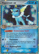 Vaporeon ex  - Holofoil Delta Species - Ultra Rare